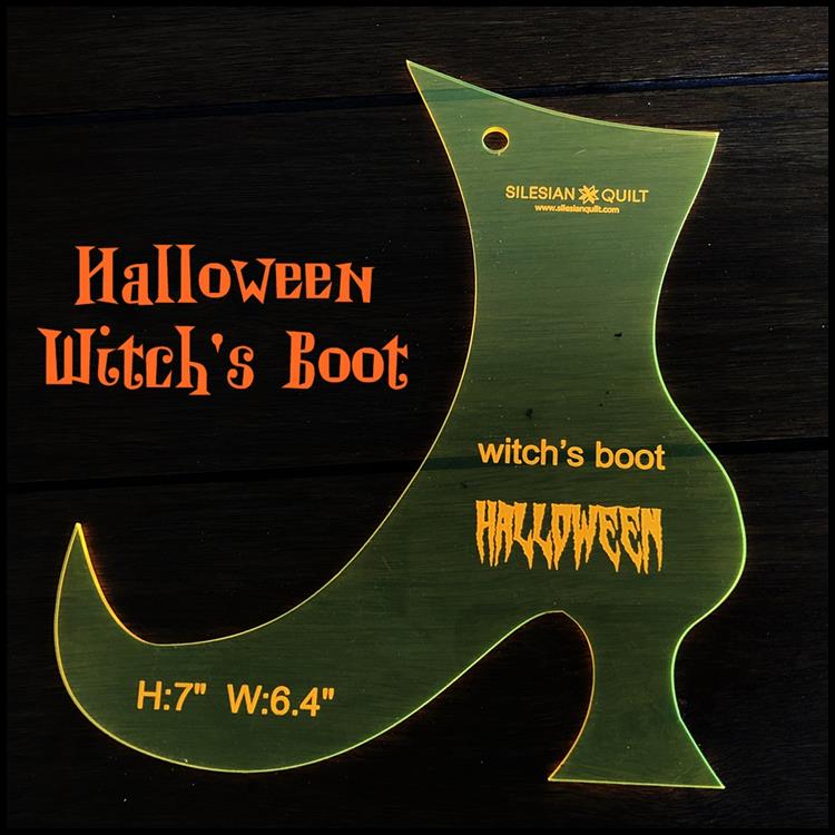 Halloween Witch's Boot applique