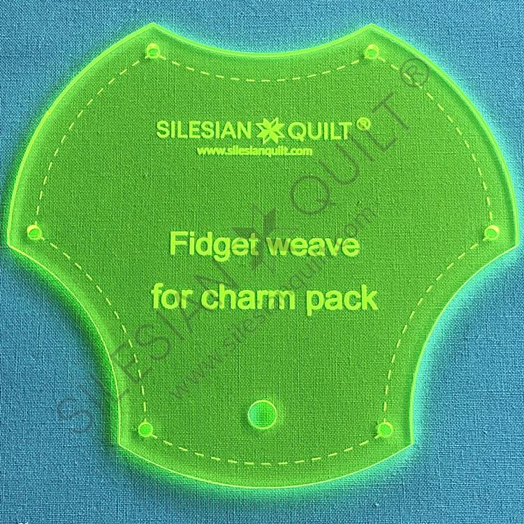 Fidget weave for Charm Pack