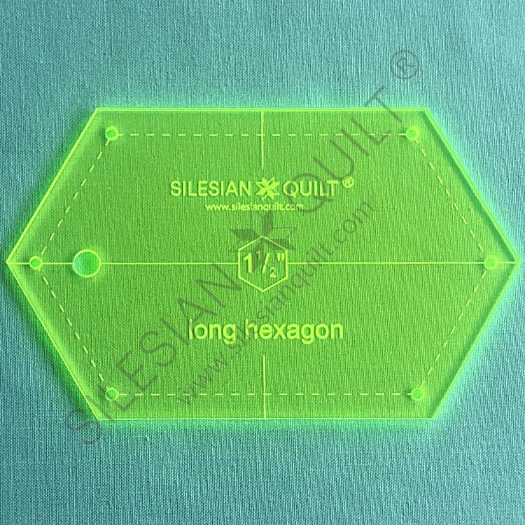 Long Hexagon 1.5 inches