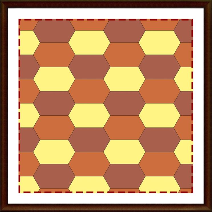 Long Hexagon 1.5 inches