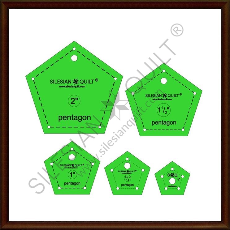 Pentagon set - 5 sizes
