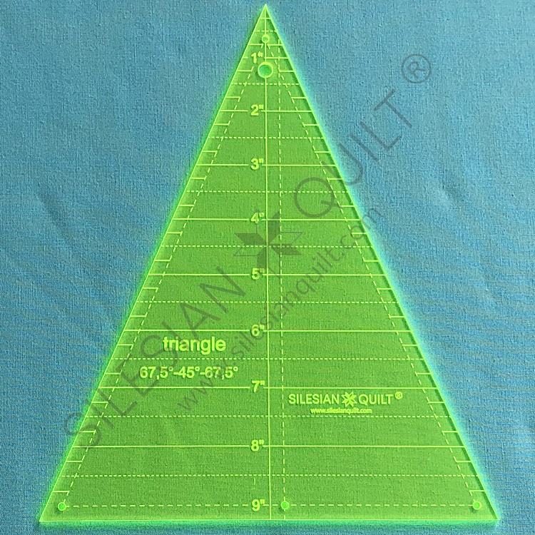 Triangle 45° 9 inches